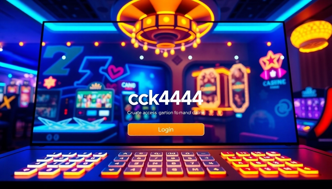Master the ck444 login process for seamless access to premier online gaming platforms