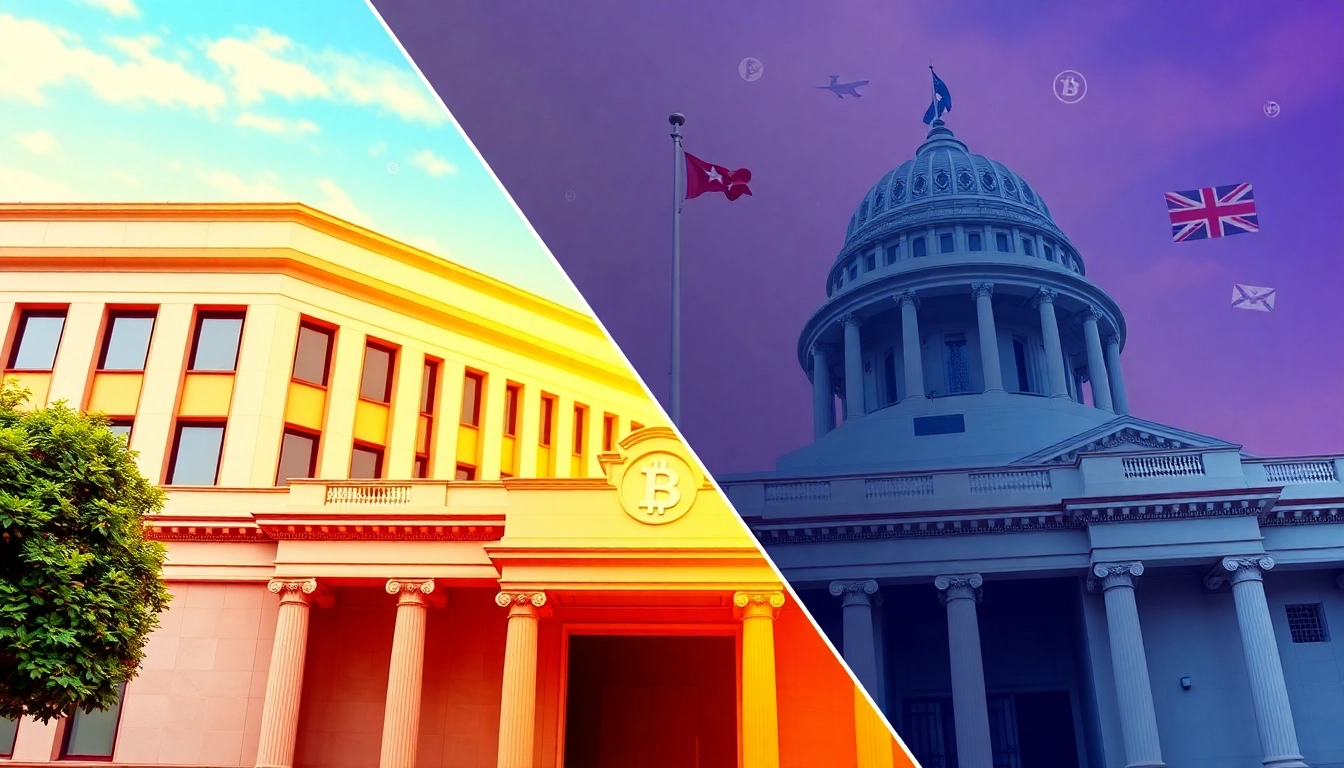 Crypto regulation impacts governments and markets, visuals of blockchain and legal symbols in