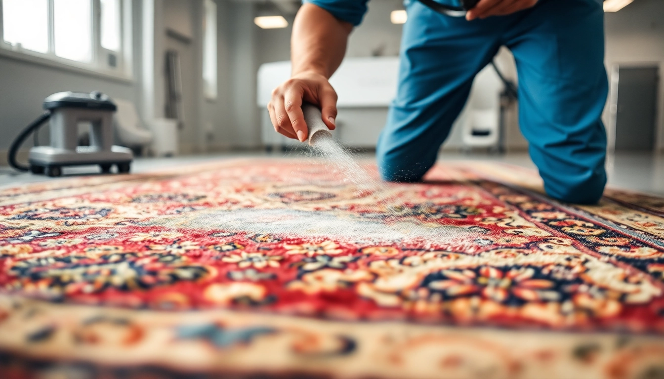 Expert cleaning of a Persian rug in Milano highlights Lavaggio tappeto Milano with professional