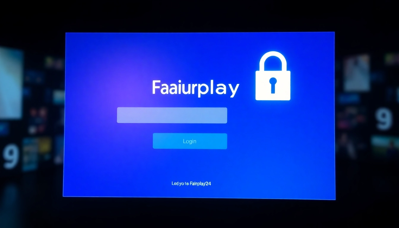 Visual guide showing a user logging into Fairplay24 login portal with clear interface and