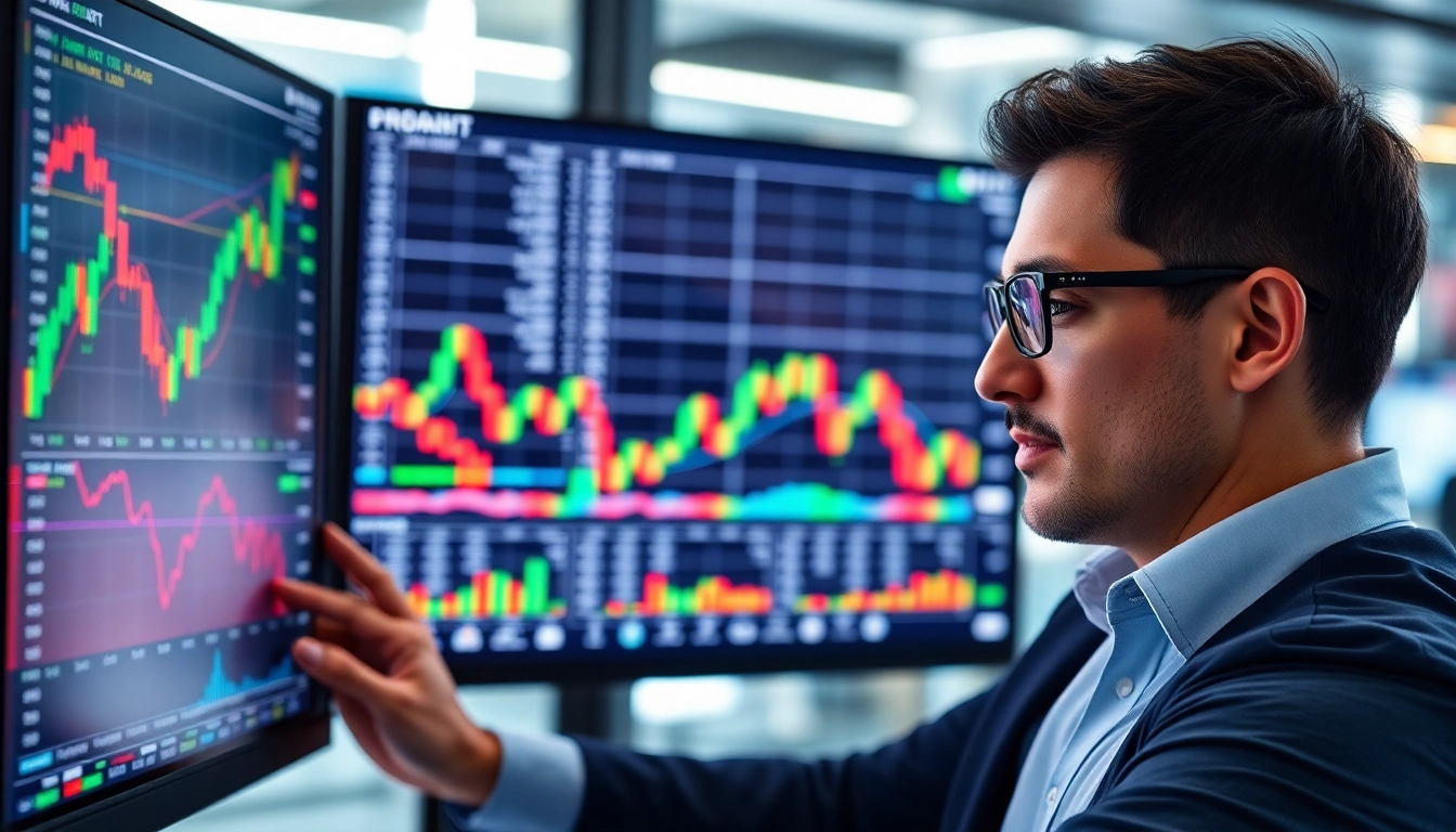 Trading view platform showcasing live market charts and analysis tools for traders and investors